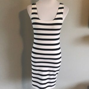 Black & White striped dress
